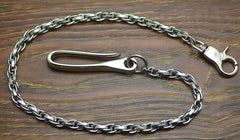 Cool Men's Handmade Stainless Steel Long Biker Wallet Chain Pants Chain Wallet Chain For Men - imessengerbags