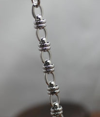 Cool Men's Handmade Stainless Steel Silver Biker Wallet Chain Pants Chain For Men - imessengerbags