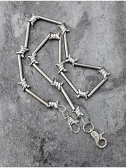 Cool Men's Rock Puck Long Stainless Steel Pants Chain Biker Wallet Chain For Men - imessengerbags