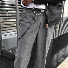 Fashion Men's Women's Silver Bike Chain Long Biker Wallet Chain Pants Chain For Men - imessengerbags