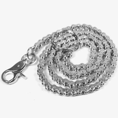 Fashion Men's Women's Silver Bike Chain Long Biker Wallet Chain Pants Chain For Men