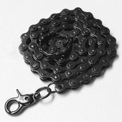 Cool Men's Women's Black Bike Chain Long Biker Wallet Chain Pants Chain For Men - imessengerbags