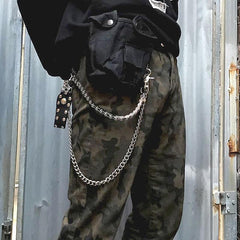 Cool Men's Women's Black Bike Chain Long Biker Wallet Chain Pants Chain For Men - imessengerbags