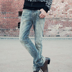 Fashion Men's Women's Beaded Stainless Steel Long Pants Chain Biker Wallet Chain For Men - imessengerbags