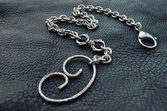 Cool Men's Women's Stainless Steel 18'' Sliver Wallet Chain Pants Chain Jeans Chain Jean Chain For Men - imessengerbags
