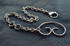 Cool Men's Women's Stainless Steel 18'' Sliver Wallet Chain Pants Chain Jeans Chain Jean Chain For Men - imessengerbags