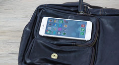 Cool Mens Leather 14inch Laptop Backpack Travel Backpacks Leather School Backpack for Men