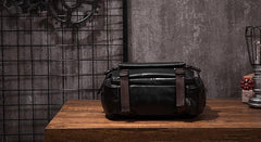 Cool Mens Leather 15inch Laptop Backpack Satchel Backpack Leather School Backpack for Men