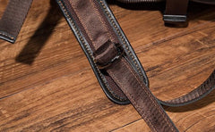 Cool Mens Leather 15inch Laptop Backpack Satchel Backpack Leather School Backpack for Men