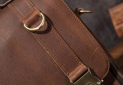 Cool Mens Leather Backpack School Backpack Leather Laptop Backpack for Men - imessengerbags