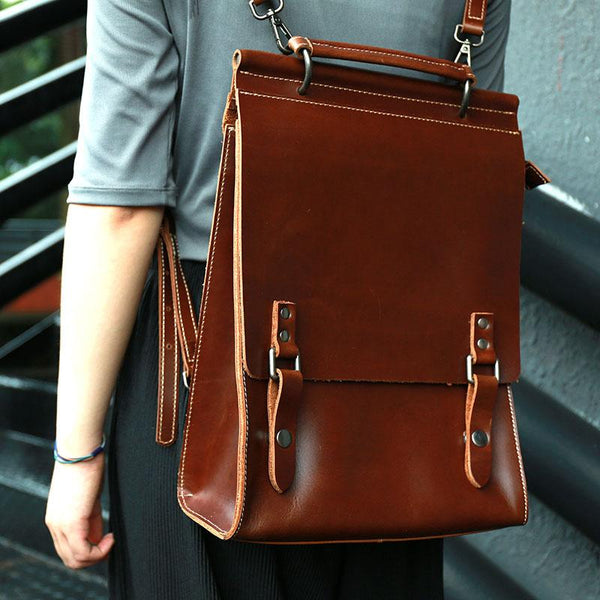 Cool Mens Leather Backpacks Travel Backpack School Backpacks for Men - imessengerbags
