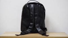 Cool Mens Leather School Backpack Satchel Backpacks Leather Travel Backpack for Men - imessengerbags