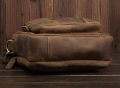 Cool Mens Leather Small Side Bag Small Messenger bag Shoulder bag For Men - imessengerbags