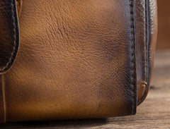 Cool Mens Leather Vintage Small Side Bag Small Messenger bag Shoulder bag For Men - imessengerbags
