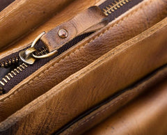 Cool Mens Leather Vintage Small Side Bag Small Messenger bag Shoulder bag For Men - imessengerbags