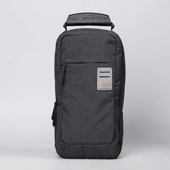 Cool Oxford Fabric Men's Black Chest Bag One Shoulder Backpack Sling Bag For Men - imessengerbags