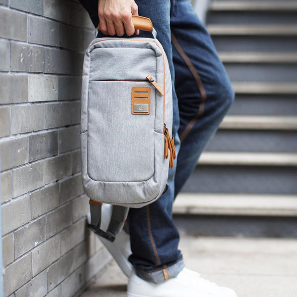 Cool Oxford Fabric Men's Black Chest Bag One Shoulder Backpack Sling Bag For Men - imessengerbags