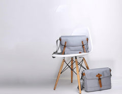 Cool Oxford Cloth Gray Men's Shoulder Bag Messenger Bag Side Bag For Men - imessengerbags