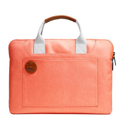 Cool Oxford Cloth PVC Women Orange 13.3‘’ Briefcase Business Computer Handbag For Women - imessengerbags