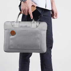 Cool Oxford Cloth PVC Women Orange 13.3‘’ Briefcase Business Computer Handbag For Women - imessengerbags