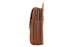 Cool Leather Men's Cell Phone Holster Belt Pouch Belt Bag Waist Bag For Men - imessengerbags