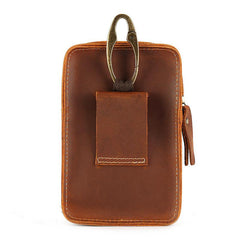 Cool Leather Men's Cell Phone Holster Belt Pouch Belt Bag Waist Bag For Men - imessengerbags