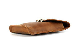 Cool Leather Men's Cell Phone Holsters Belt Pouch Belt Bag Waist Bag For Men - imessengerbags