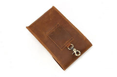 Cool Leather Men's Cell Phone Holsters Belt Pouch Belt Bag Waist Bag For Men - imessengerbags