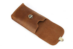 Cool Leather Men's Cell Phone Holsters Belt Pouch Belt Bag Waist Bag For Men