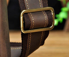 Cool Retro Leather Mens Tablet Messenger Bag Small Side Bag Messenger Bag For Men