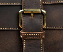 Cool Retro Leather Mens Tablet Messenger Bag Small Side Bag Messenger Bag For Men