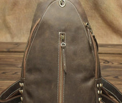 Cool and Retro Khaki Brown Mens Backpacks Vintage School Backpack Travel Backpack Bags for Men