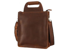Vintage Leather Mens Briefcase Work Handbags Shoulder Bags Work Bag For Men