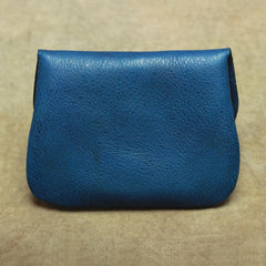 Handmade Small Slim Leather Men's Wallet Coin Holder Card Holder For Men - imessengerbags