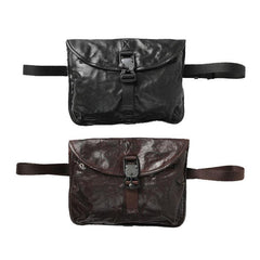 DISTRESSED BROWN LEATHER MEN'S Side BAG 10 inches MESSENGER BAG Leather Coffee Courier BAGs FOR MEN - imessengerbags
