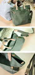 Minimalist Mens Womens Canvas Small Shoulder Tote Bag Messenger Bag Handbag Canvas Side Bag For Men Women - imessengerbags