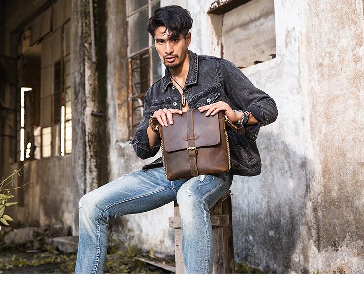 Messenger Bag Dark Brown