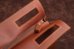 Dark Brown and Brown MENS LEATHER SLIM CLUTCH ENVELOPE BAG CLUTCH BAG FOR MEN