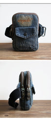 Blue Jean Cell Phone HOLSTER Arm Pouches for Men Arm Bags Arm HOLSTER For Men - imessengerbags