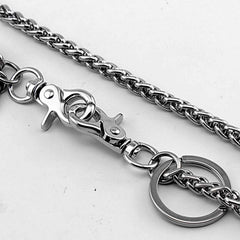 Cool Silver Axe Key Chain Long Wallet Chain BIker Wallet Chain Pants Chain For Men - imessengerbags