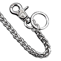Cool Saw Mens Key Chain Long Wallet Chain Silver Pants Chain Biker Wallet Chain For Men - imessengerbags