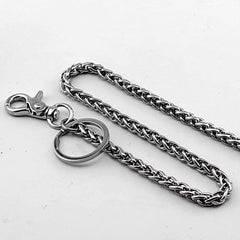 Cool Saw Mens Key Chain Long Wallet Chain Silver Pants Chain Biker Wallet Chain For Men - imessengerbags