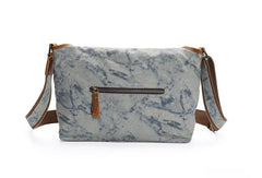 Country Style Canvas Leather Mens 14'' Womens Small Side Bag Courier Bag Messenger Bag for Men - imessengerbags