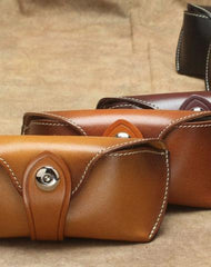 Handmade Mens Leather Glasses Case Glasses Box Glasses Holder For Men - imessengerbags
