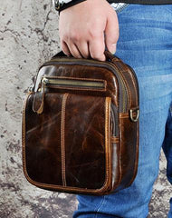 Small Mens Leather Belt Pouch Waist Bag BELT BAG Shoulder Bag For Men