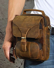Small Leather Handbag Belt Pouch for men Waist Bag BELT BAG Shoulder Bag For Men