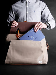Fashion Canvas Men's 15.6‘’ Handbag Briefcase 13.3‘’ Business Laptop Briefcase For Men - imessengerbags