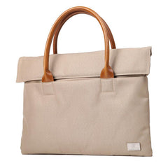 Fashion PVC Canvas Casual Black Men's Handbag Briefcase Business Laptop Handbag For Men - imessengerbags