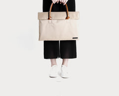 Fashion PVC Canvas Casual Black Men's Handbag Briefcase Business Laptop Handbag For Men - imessengerbags