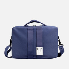 Fashion Polyester Fibre Men's Black Messenger Bag 14'' Blue Briefcase Business Computer Handbag For Men - imessengerbags